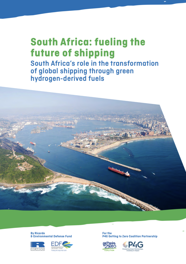 South Africa: fueling the future of shipping, a new report from the Environmental Defense Fund and Ricardo.