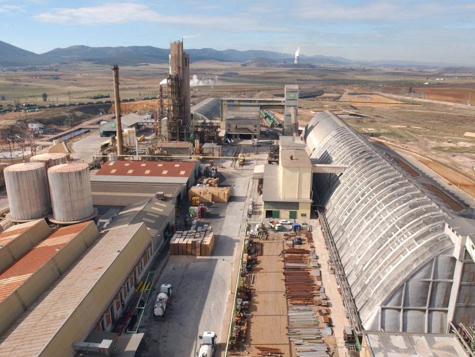 Fertiberia's Puertollano ammonia production plant, which is being prepared for solar-to-ammonia production. 