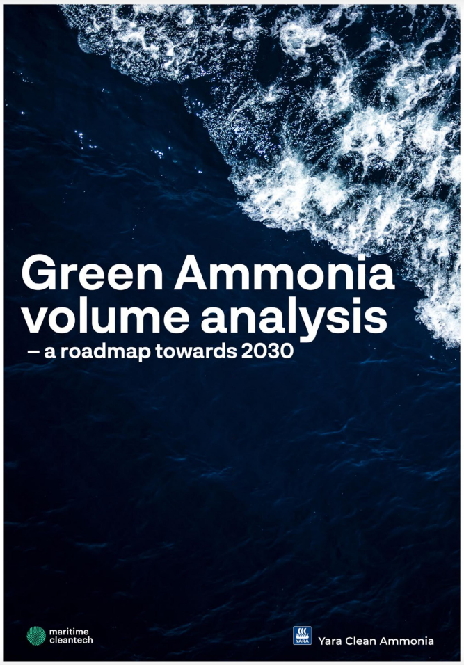 Click to read the new report: Green Ammonia volume analysis – a roadmap towards 2030.
