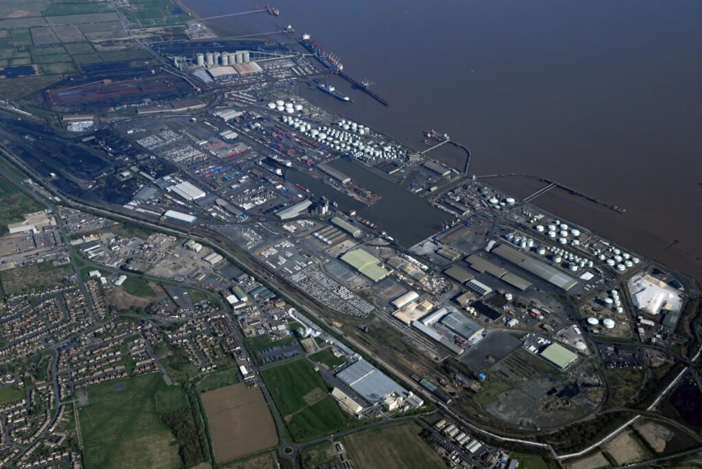 The Port of Immingham, UK, where Air Products is planning a new ammonia import and hydrogen production facility. Source: ABP.