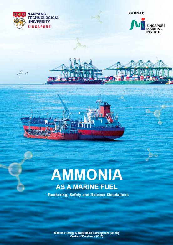 Click to download the new report, Ammonia as a Marine Fuel – Bunkering, Safety and Release Simulations from NTU’s website.