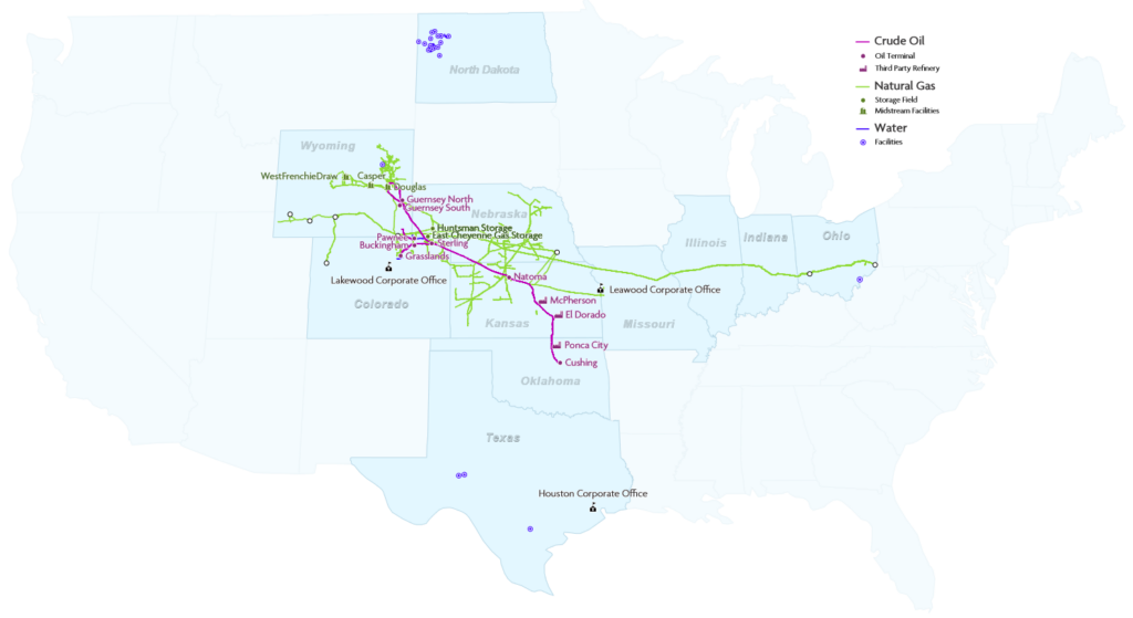 A map of Tallgrass’ infrastructure in the US, which will be leveraged for large-scale, CCS-based hydrogen & ammonia production. Source: Tallgrass.
