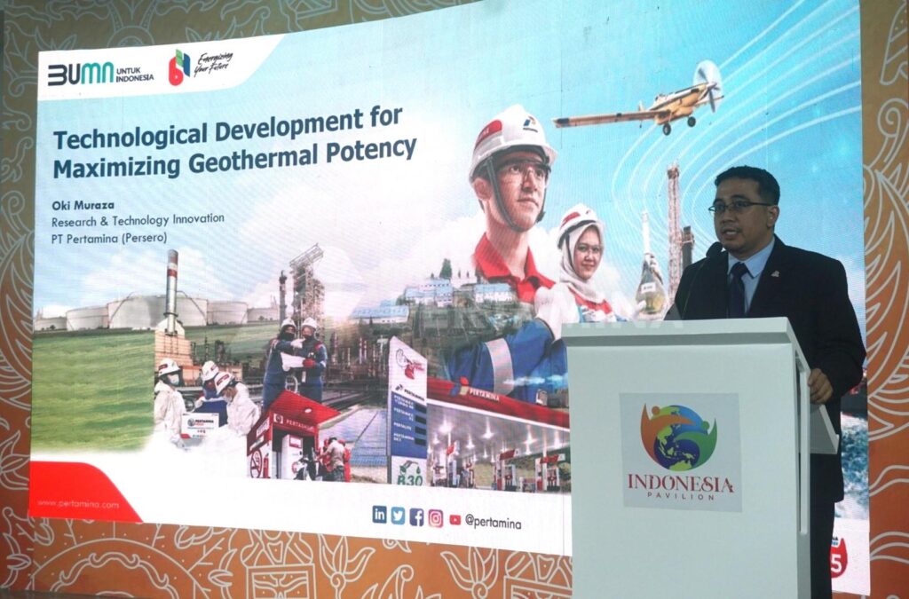 Pertamina will develop Indonesia’s untapped geothermal potential, with more than 20 GW of generating capacity currently not utilised. Source: Pertamina.
