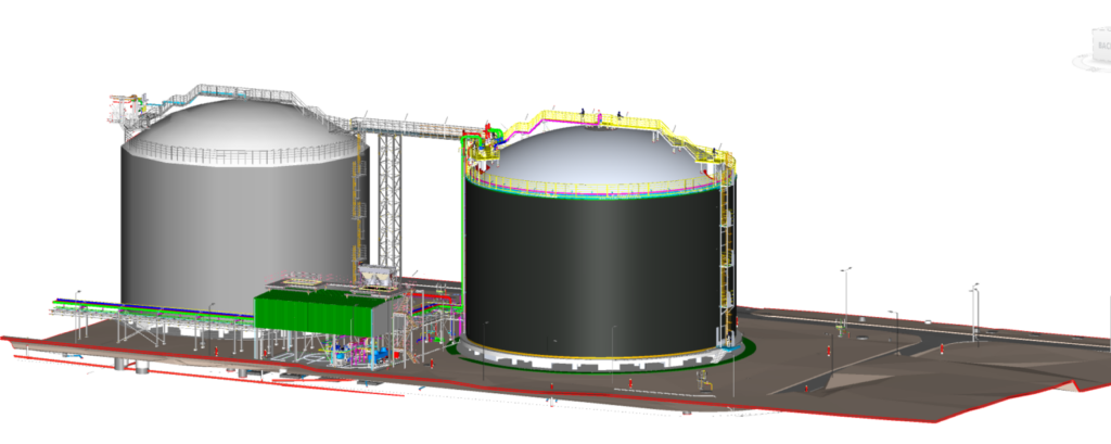 Proton Ventures will build two world-scale ammonia storage tanks for OCP Group at the Jorf Lasfar complex in Morocco. Source: Proton Ventures.