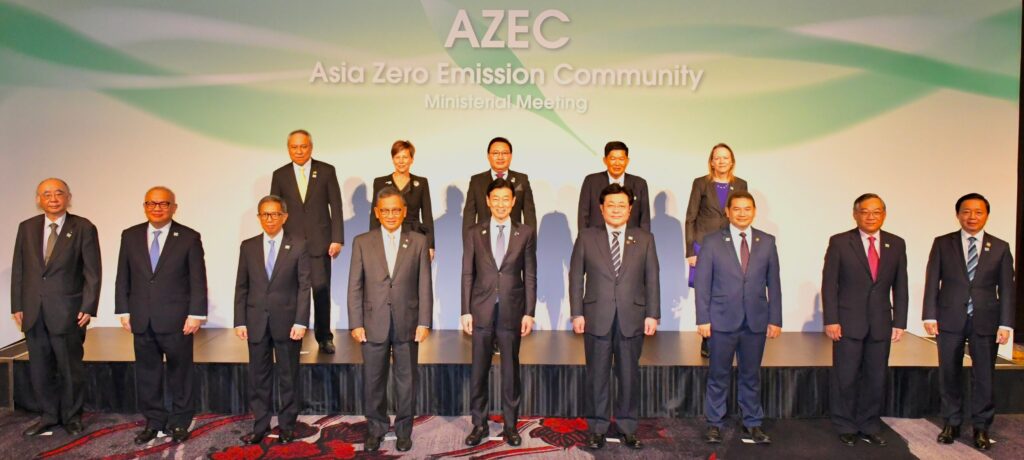 AZEC member country Energy Ministers gathered in Tokyo last week to discuss the energy transition in Asia, including the use of fuel ammonia. Source: METI.