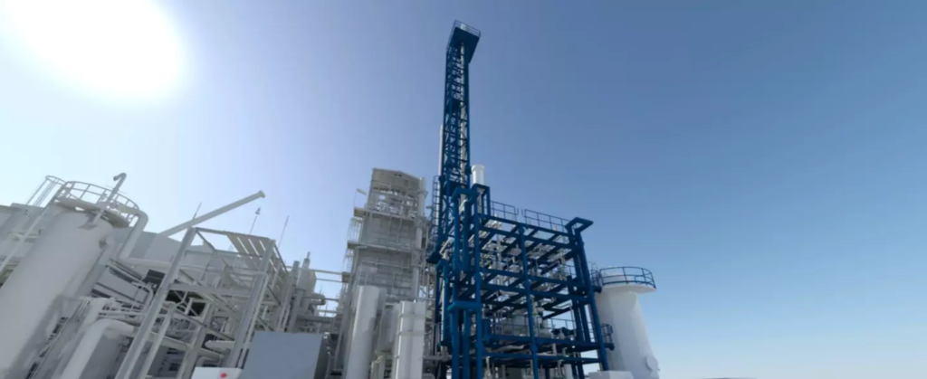Air Liquide’s ammonia cracking pilot plant will use innovative technology to produce hydrogen with an optimised carbon footprint. The plant at the Port of Antwerp will be operational in 2024. Source: Air Liquide.