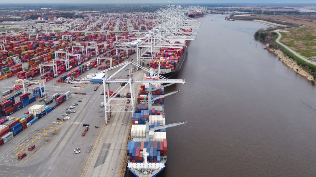 A high-profile consortium will explore the feasibility of ammonia bunkering at the Port of Savannah in Georgia, USA. Source: Georgia Ports Authority.