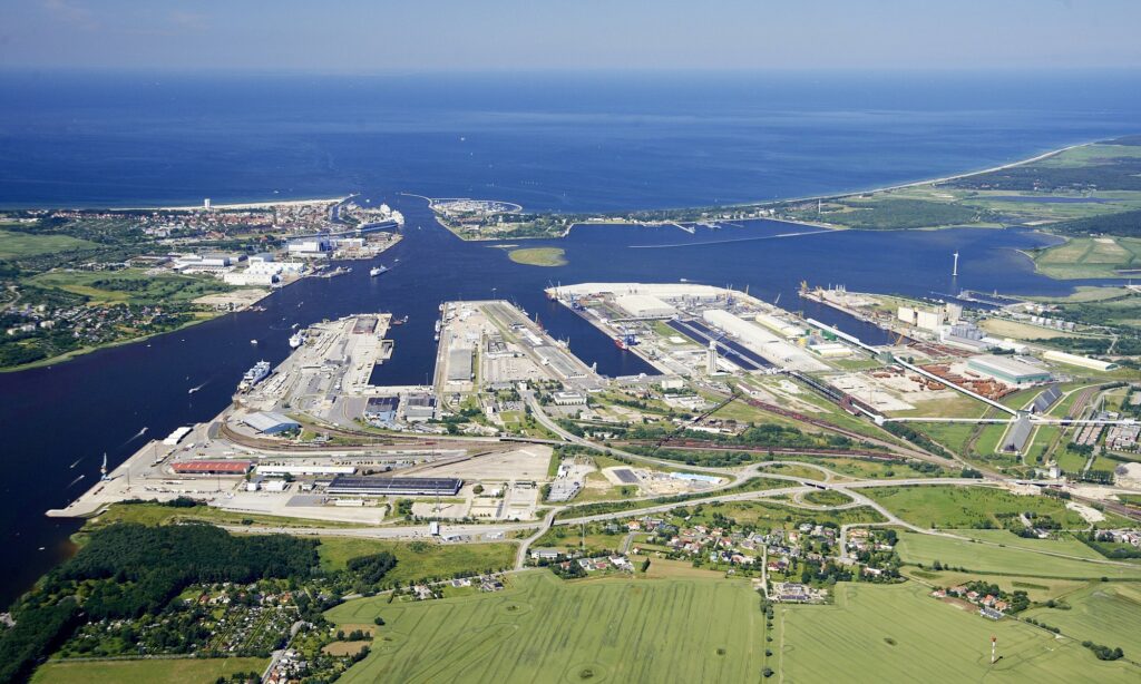 The Port of Rostock, where EnBW, VNG and Jera are exploring the feasibility of a large-scale ammonia cracker. Source: Port of Rostock.