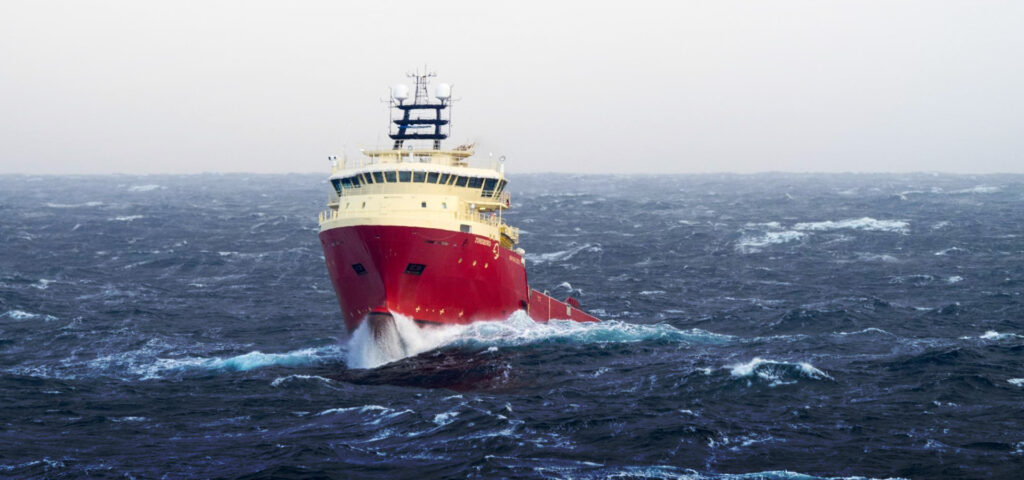 The M/V Torsborg, a current offshore supply vessel in Skansi’s fleet. A new agreement with Amogy will explore the potential of retrofitting Skansi’s vessels with an ammonia-to-power system. Source: Skansi.