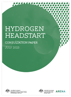 Click to learn more about the new Hydrogen Headstart program, being developed by ARENA and the Australian Department of Climate Change, Energy, the Environment and Water.